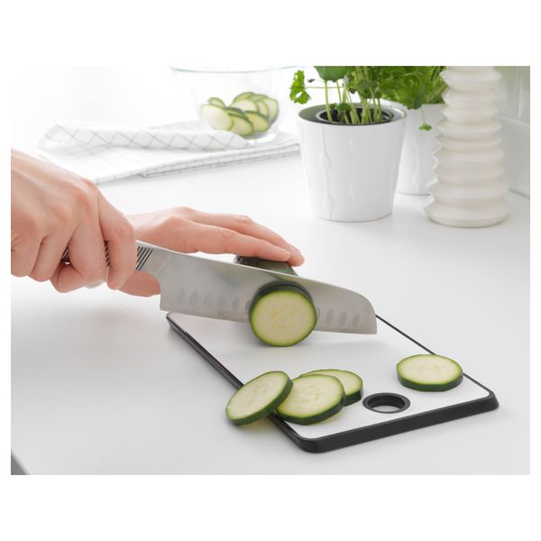 Доска разделочная МАТЛЮСТ, черный/белый (25x15 см) - фото 2