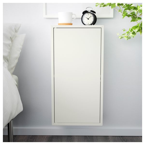 Навесной шкаф с 1 дверцей ВЭЛЬЕ, белый (35x68 см) - фото 2