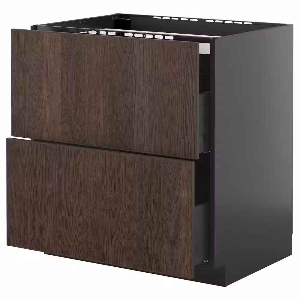 METOD / KNIVSHULT Шкаф д/варочной панели/2фасада/2ящ - фото 1