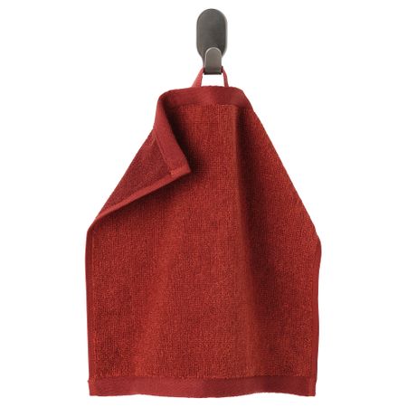 Полотенце, 30x30 см, коричнево-красный/меланж IKEA HIMLEÅN 004.918.33