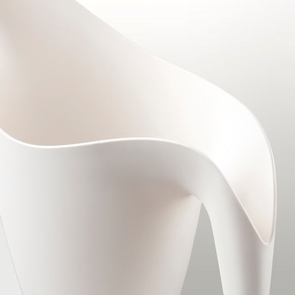 IKEA PS 2002 Лейка - белый 1.2 л - схема-чертеж с размерами