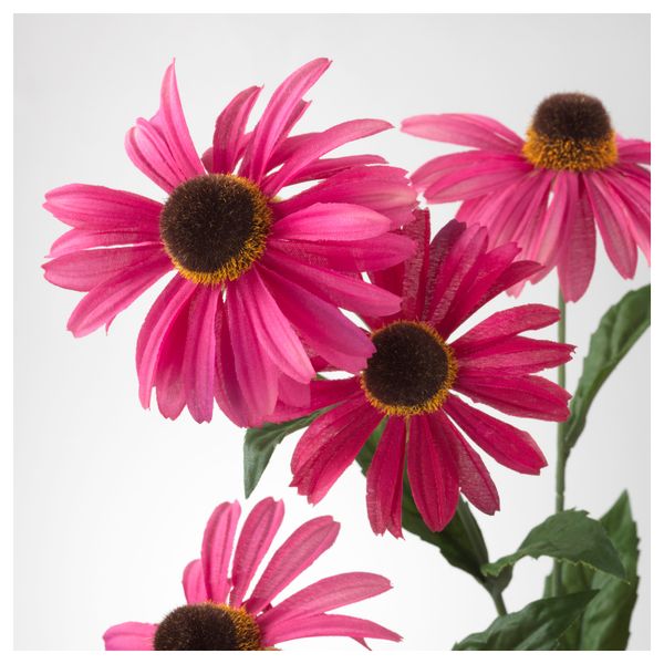 Цветок искусственный СМИККА, Астра, розовый (60 см) - схема-чертеж с размерами