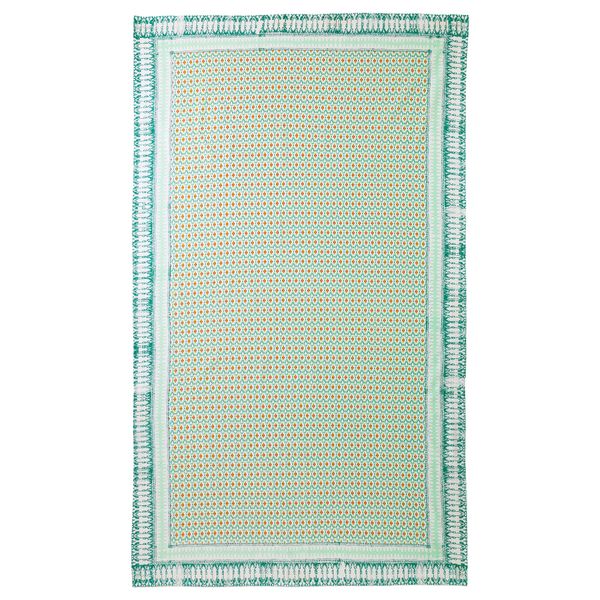 Скатерть СОММАР 2017, зеленый, розовый (145x240 см) - фото 1