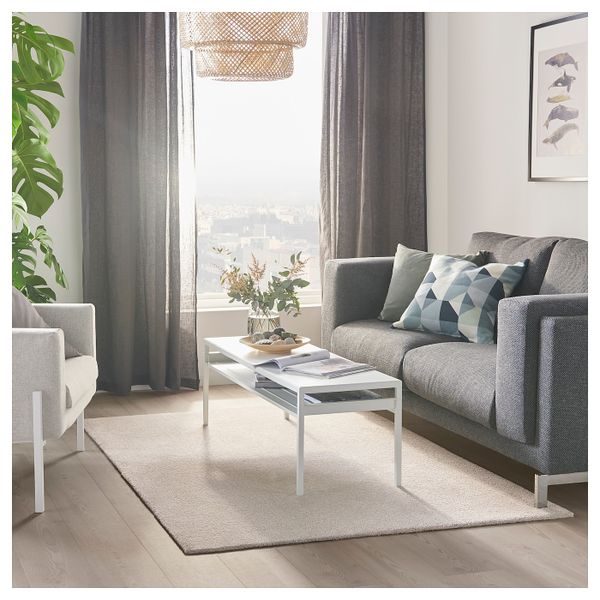 Ковер, короткий ворс, белый с оттенком 200x300 см IKEA TYVELSE ТЮВЕЛЬСЕ 704.253.16 - фото 5