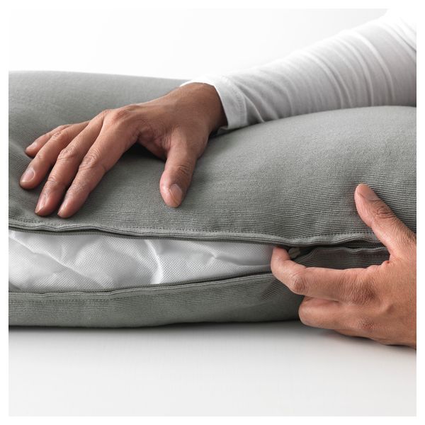 Подушка для садовой мебели ХОЛЛО, серый (62x42 см) - фото 2