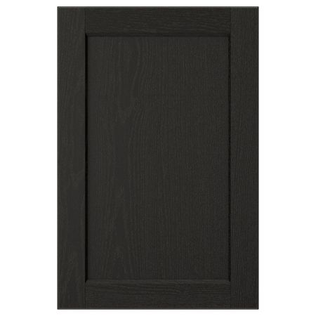 Дверь, черная морилка 40x60 см IKEA LERHYTTAN ЛЕРХЮТТАН 503.564.94