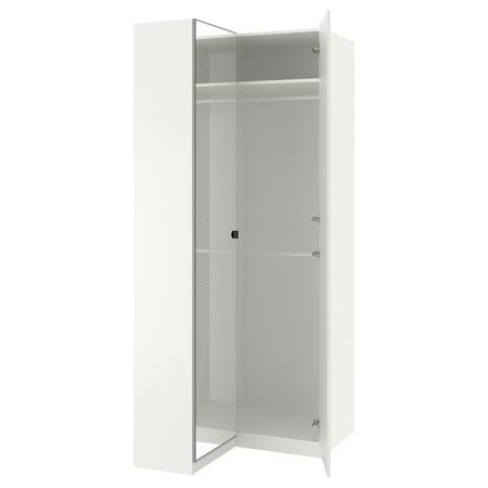 Гардероб угловой, белый/Фардаль Викедаль 111/88x236 см IKEA PAX ПАКС 192.183.44