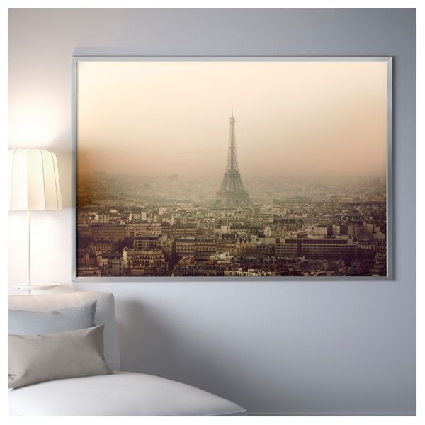 Картина с рамой БЬЁРКСТА, Мечта, цвет алюминия (200x140 см) - фото 2