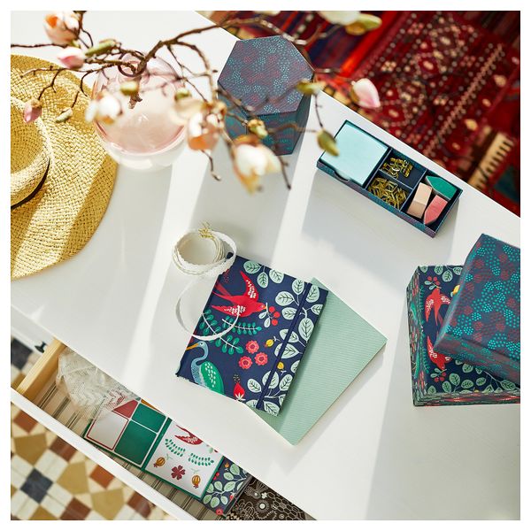 Книжка для записей АНИЛИНАРЕ, красный, зеленый (20x16 см) - фото 2