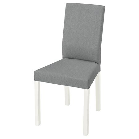 Стул, белый/Книса светло-серый IKEA KÄTTIL КЭТТИЛ 905.003.43