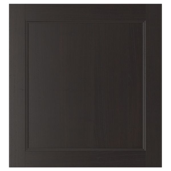 Дверь ВАСБУ, черно-коричневый (60x64 см) - схема-чертеж с размерами