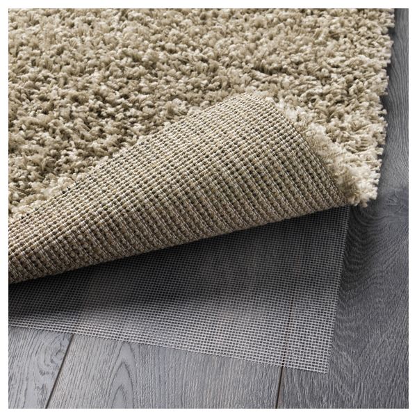 Ковер, длинный ворс ХАМПЭН, бежевый (80x80 см) - схема-чертеж с размерами