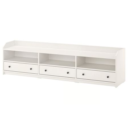 HAUGA Тумба под ТВ - белый 206x46x54 см