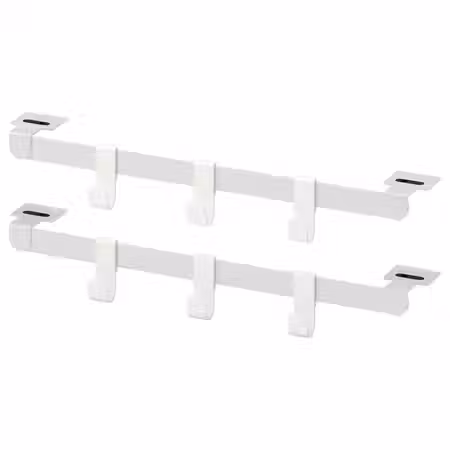 HJÄLPA 2наклад шины+6крючков+2уп.креплений - белый 40 см