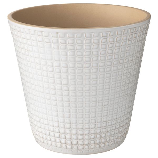 Кашпо, белый 19 см IKEA CHIAFRÖN ЧИАФРЁН 604.419.20 - фото 1