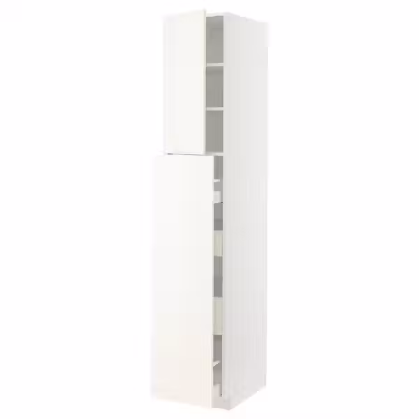 METOD / MAXIMERA Высокий шкаф/выдв секц/4ящ/1дв/2плк - фото 1