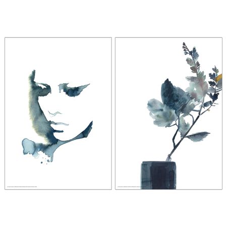 Постер БИЛЬД, В синих тонах (21x30 см)