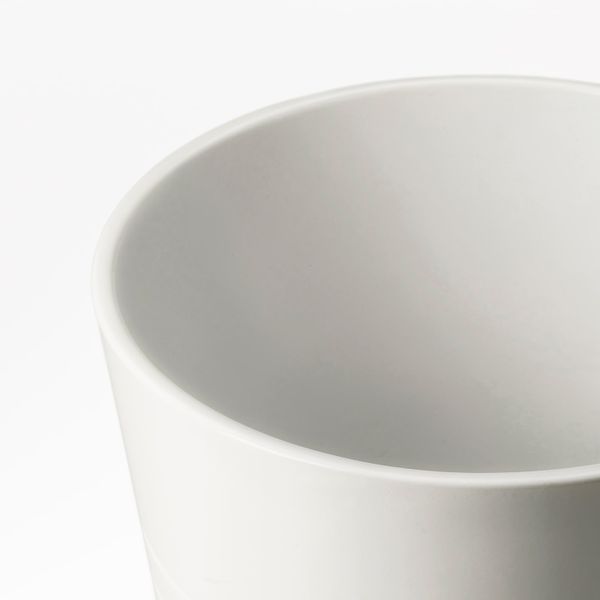 Кашпо, белый 19 см IKEA MUSKOT МУСКОТ 903.781.92 - фото 4