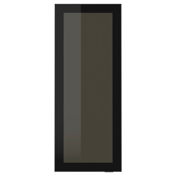 Стеклянная дверь ЮТИС, дымчатое стекло, черный - фото 1