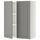 Навесной шкаф с полками, 2 дверцы, белый, Bodbyn серый, 80x100 см IKEA METOD МЕТОД 794.639.45