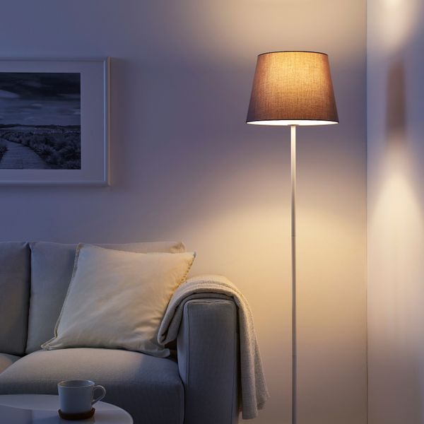 Абажур, серый, 33 см IKEA ЭРА 803.620.16 - схема-чертеж с размерами