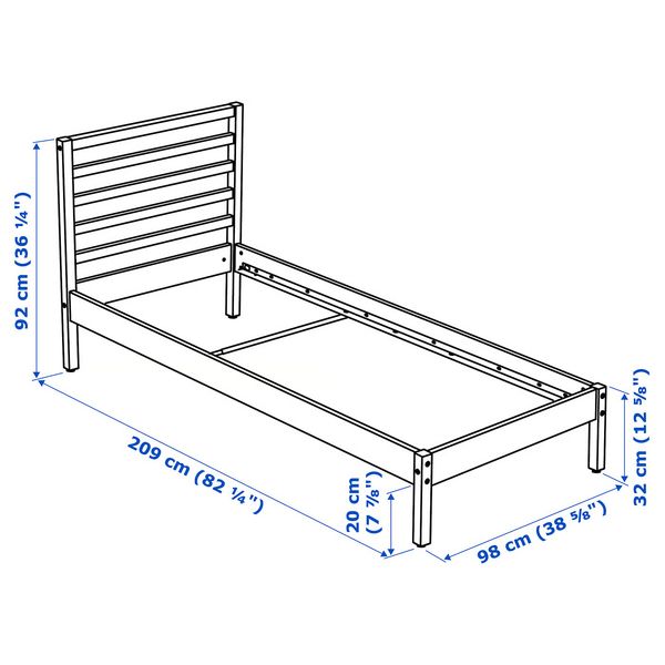 IKEA, дополнительный ракурс - схема-чертеж с размерами
