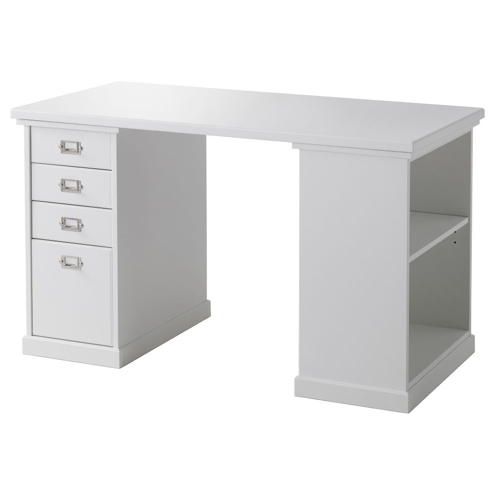 Стол КЛИМПЕН, белый (120x60 см) - фото 1