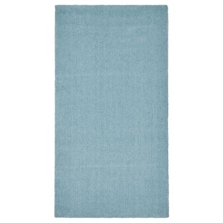 Ковер, короткий ворс, 80x150 см, голубой IKEA KNARDRUP КНАРДРУП 205.423.32