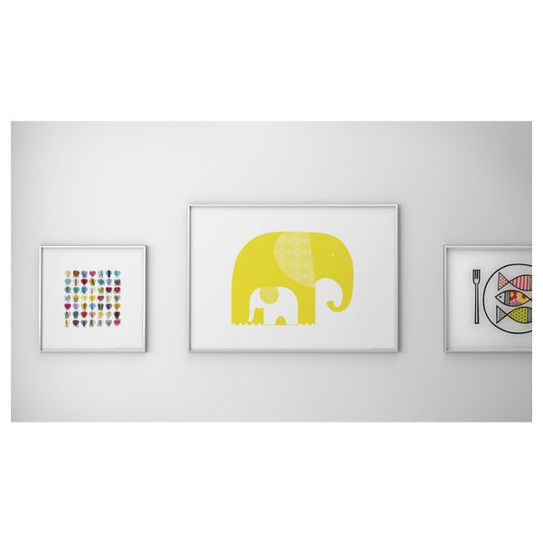 Рама СТРОМБИ, серебристый - схема-чертеж с размерами