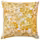 FJUNKLOCKA Чехол на подушку - желтый/белый 50x50 см