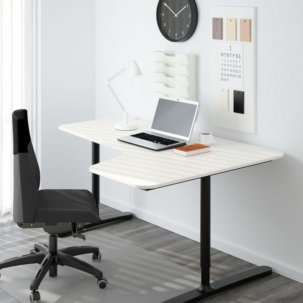 Столешница с вырезом, правая, белый 160x110 см IKEA BEKANT БЕКАНТ 903.844.52 - фото 2