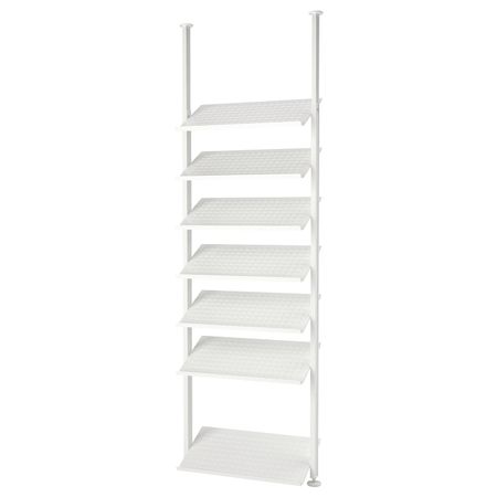 Открытая комбинация для хранения, белый 92x36x222-350 см IKEA ELVARLI ЭЛВАРЛИ 392.029.93