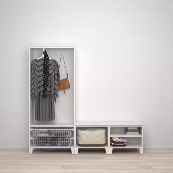 PLATSA Гардероб 4-дверный - схема-чертеж с размерами