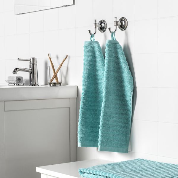 Полотенце, бирюзовый, 30x50 см IKEA ФЛОДАРЕН 503.813.04 - фото 2