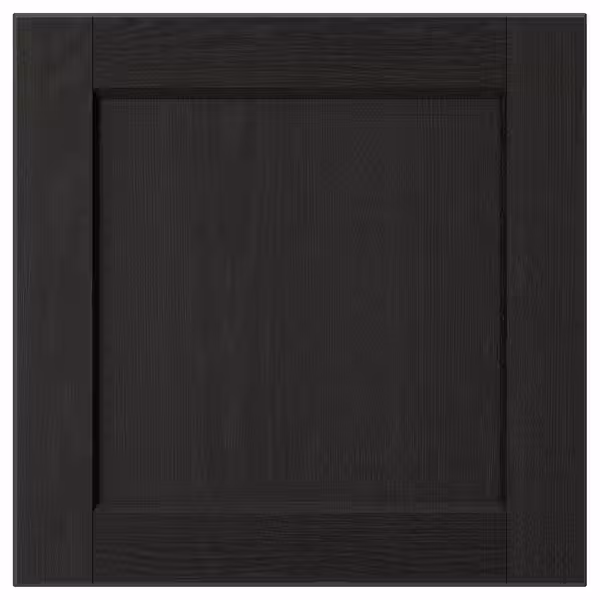 LERHYTTAN Дверь - черная морилка 40x40 см - фото 1