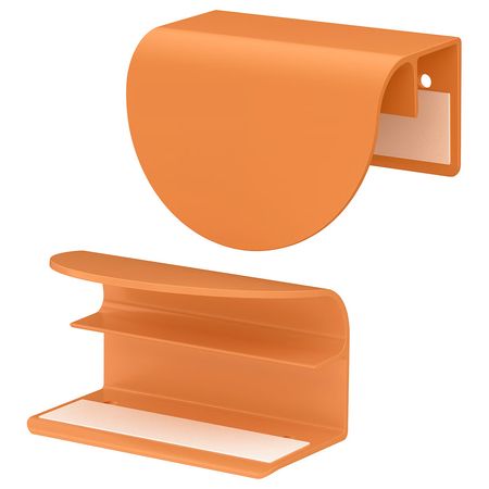 LATMASK Ручка-зажим - оранжевый 60 мм 2 шт