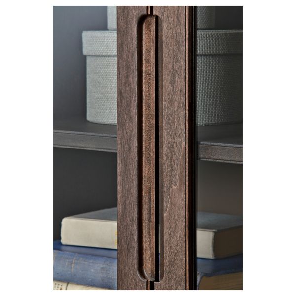 Шкаф-витрина РЕЖИССЁР, коричневый (118x203 см) - фото 8