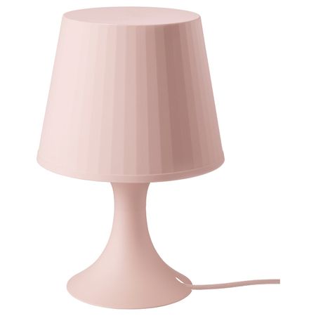 Лампа настольная, светло-розовый 29 см IKEA LAMPAN ЛАМПАН 003.990.66
