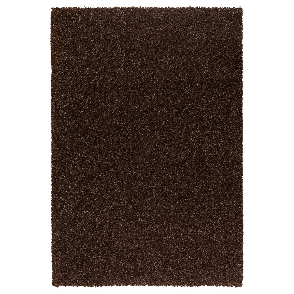 Ковер, длинный ворс АЛЬХЕДЕ, коричневый - фото 1