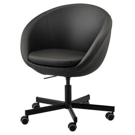 Рабочий стул, Идгульт черный IKEA SKRUVSTA СКРУВСТА 704.030.03