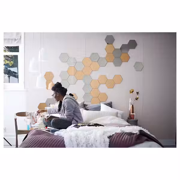 HÖNEFOSS Зеркало 18x21 см 10 шт - схема-чертеж с размерами