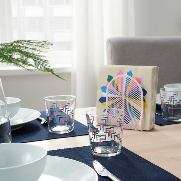 Стакан, разные цвета 30 сл IKEA JÄMNGOD ЭМНГОД 404.633.57 - схема-чертеж с размерами