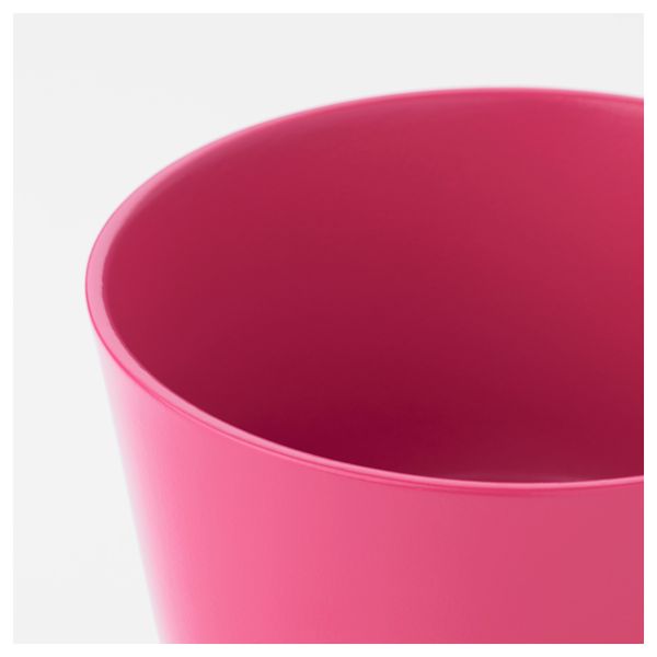 Кашпо ПАПАЙА, темно-розовый - схема-чертеж с размерами