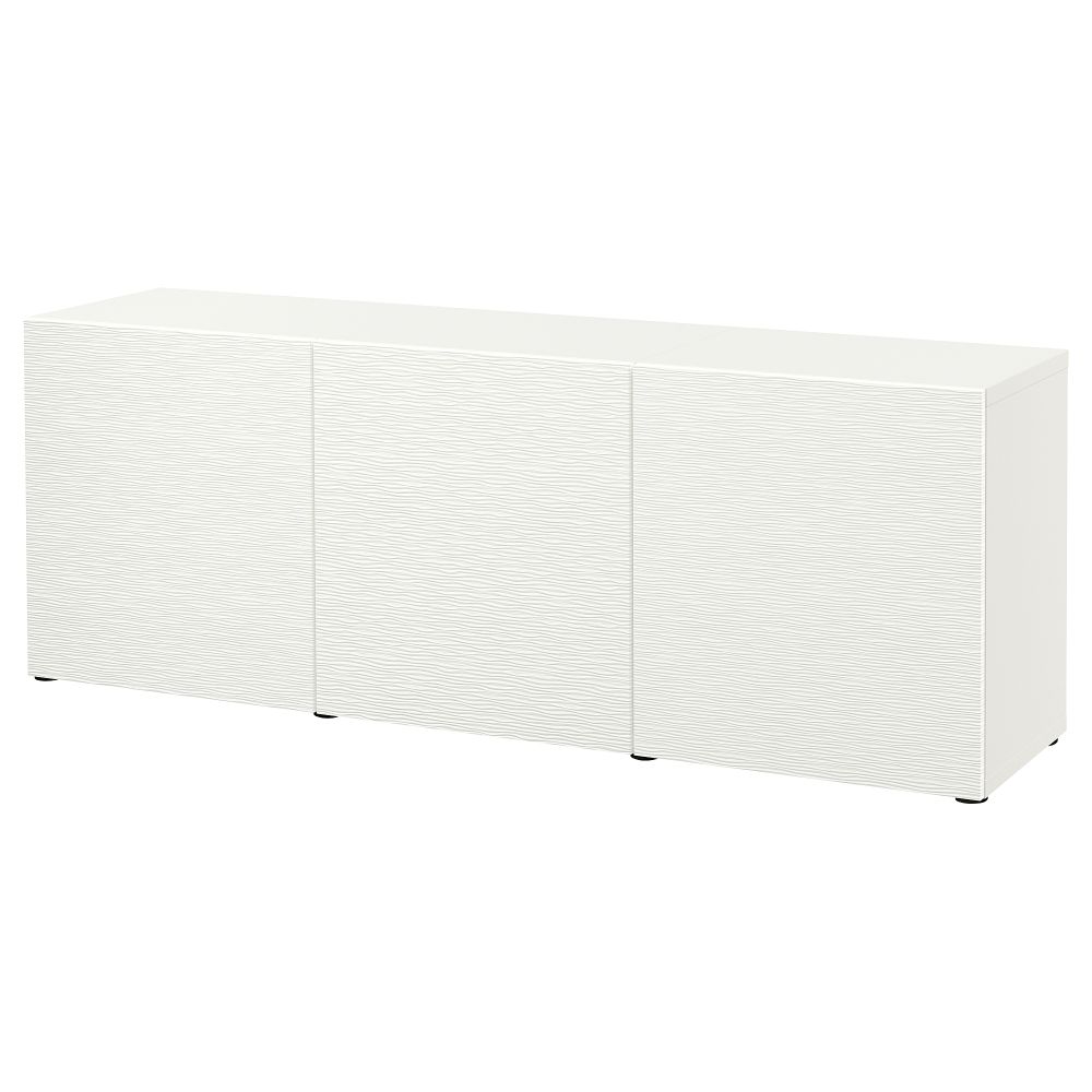 Комбинация для хранения с дверцами, 180x42x65 cm IKEA BESTÅ БЕСТО 493.250.07 - фото 1