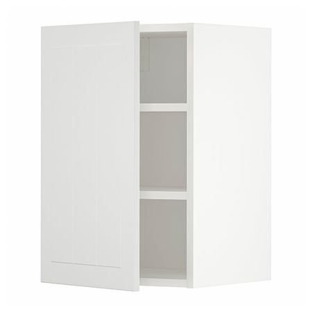 Навесной шкаф с полками, белый/Стенсунд белый 40x60 см IKEA METOD МЕТОД 294.466.18
