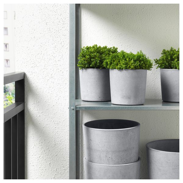 Кашпо БОЙСЕНБЭР, д/дома/улицы светло-серый - фото 3