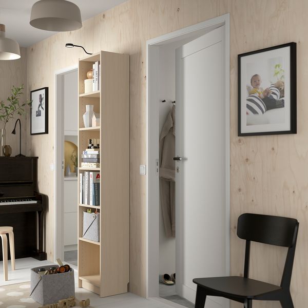 Стеллаж, под березу, 40x28x202 см IKEA BILLY БИЛЛИ 004.958.45 - фото 4