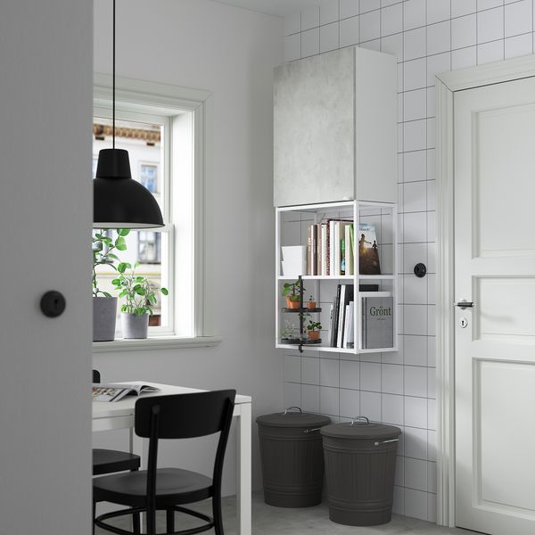 Комбинация для хранения, 60x32x150 см, белый IKEA BEGIVENHET БЕГИВЕНХЕТ 193.314.63 - фото 3