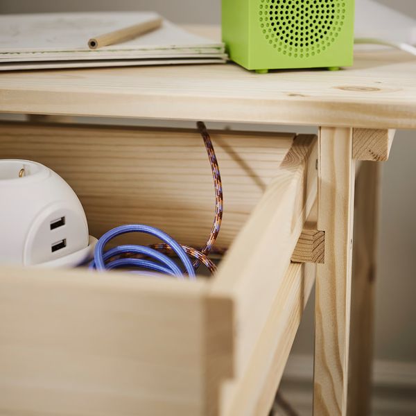 KRONÖREN Тумба прикроватная - сосна 39x32x55 см - фото 3