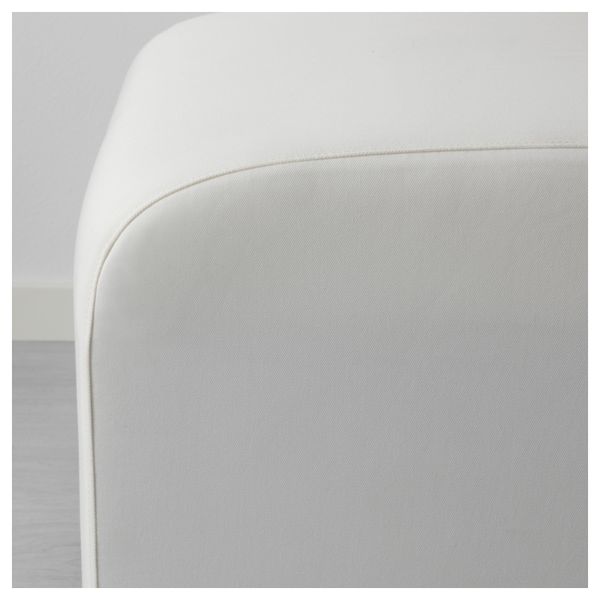 Пуф КЛИППАН, Гранон белый - схема-чертеж с размерами